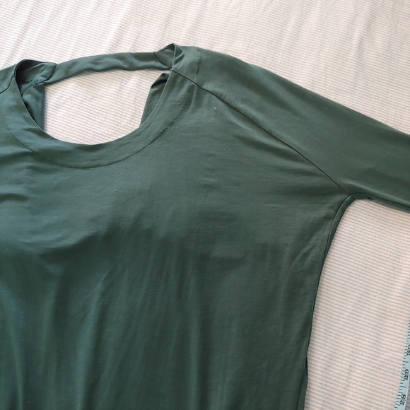 Aritzia Wilfred XXS Open Back Tunic Teal Green - Picture 9 of 11